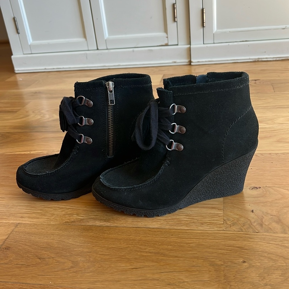 Mia lace up booties
